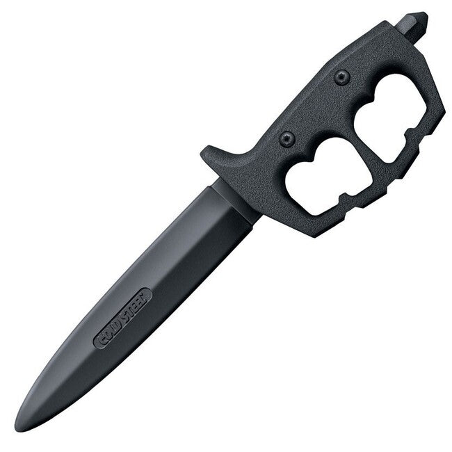 Cold Steel Coltello da trincea in gomma per l'addestramento con doppio tagliente