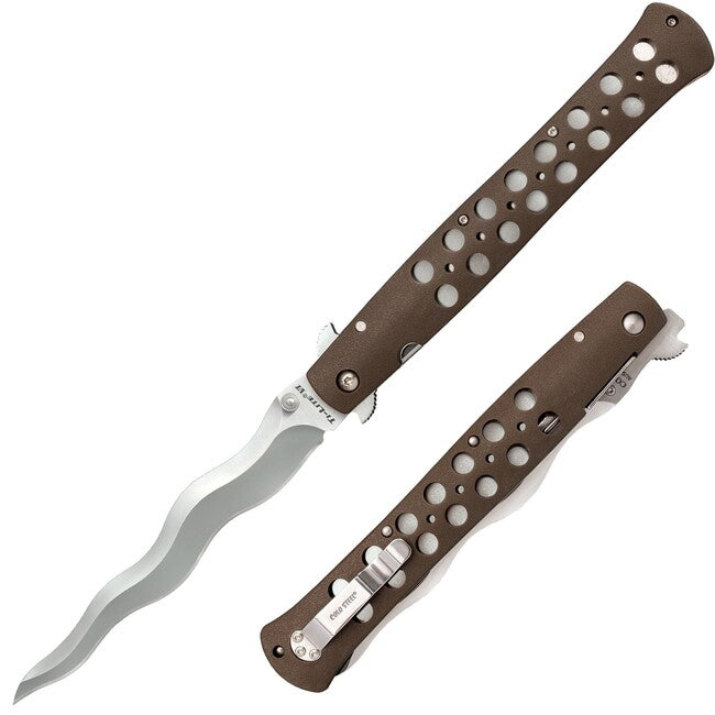 Cold Steel Ti-Lite 6" Kris Blade Serrated, pieghevole