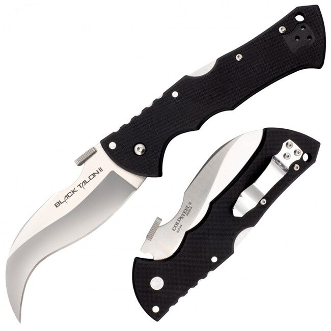 Cold Steel Black Talon 2 coltello da chiusura, a lama liscia