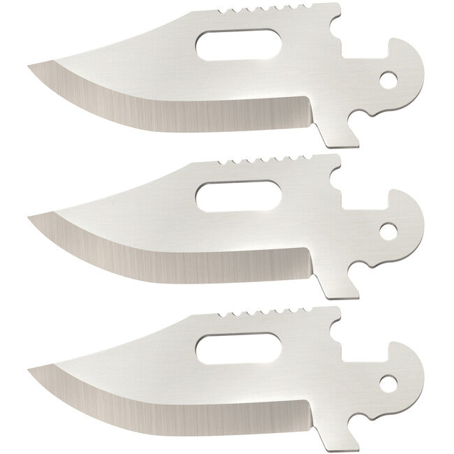 Cold Steel Click N Cut coltello da chiusura (confezione da 3 lame Bowie)