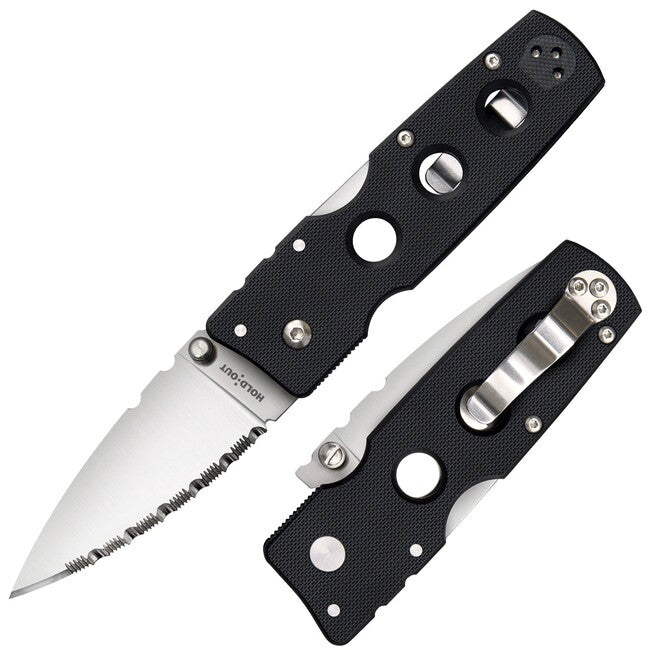 Cold Steel Hold Out coltello da chiusura lama 3" serr. bordo