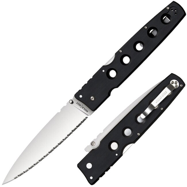 Cold Steel Hold Out coltello da chiusura lama 6" serr. bordo