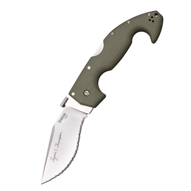 Cold Steel Lynn Thompson Signature Spartan coltello da chiusura - numero di serie