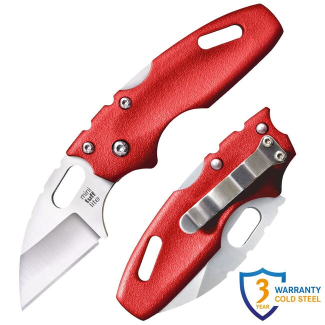 Cold Steel Mini Tuff Lite coltello da chiusura, rosso
