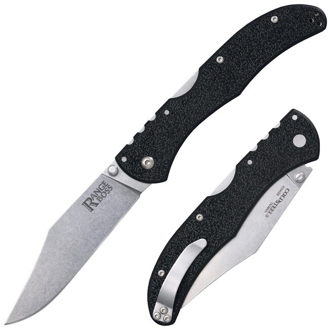 Cold Steel Boss coltello di chiusura, manico nero