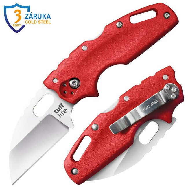 Cold Steel Tuff Lite coltello da chiusura (AUS8A), rosso