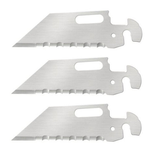 Cold Steel Untitled coltello pieghevole 3-pack, lame seghettate