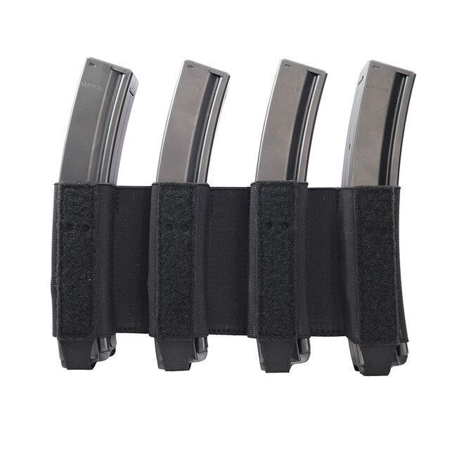 Combat Systems Quad SMG inserto elastico per caricatore, nero