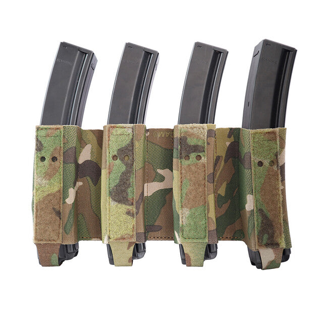 Combat Systems Quad SMG inserto elastico per caricatori, multicam