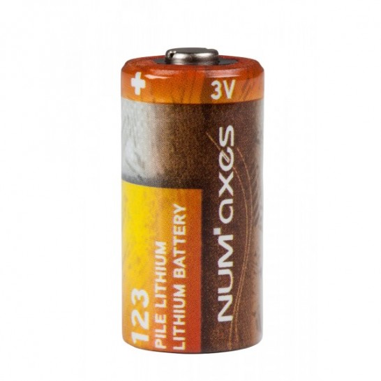Num'axes Batteria al litio CR123 BLISTER