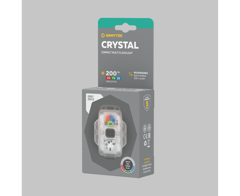 ArmyTek Crystal Grey διάφανο φακό LED F07102G