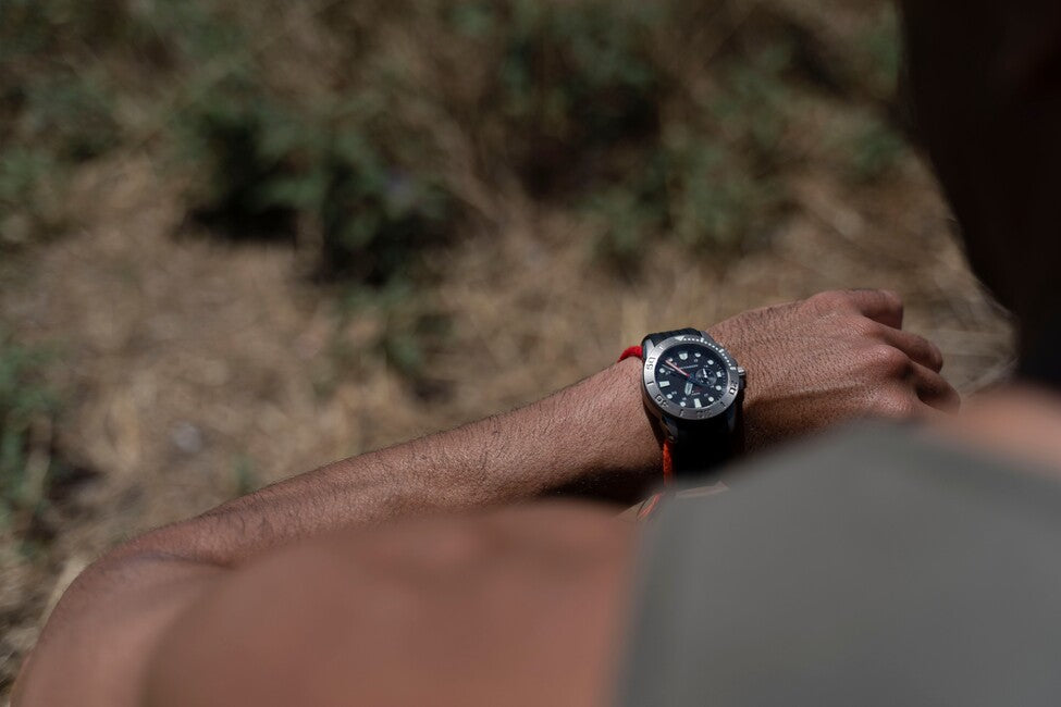 Pentagon Genesis orologio, argento