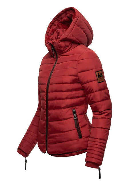 Marikoo Amber giacca invernale con cappuccio, rossa sangue