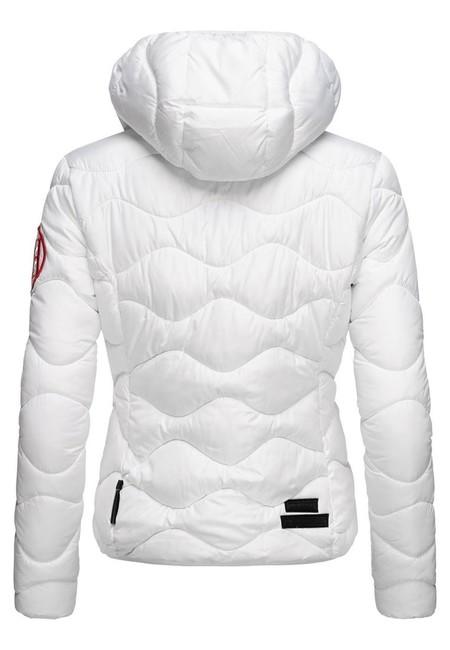 Navahoo KEY COLOR giacca invernale con cappuccio da donna, bianco