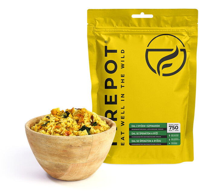 Firepot di fuoco con spinaci e riso, 135g