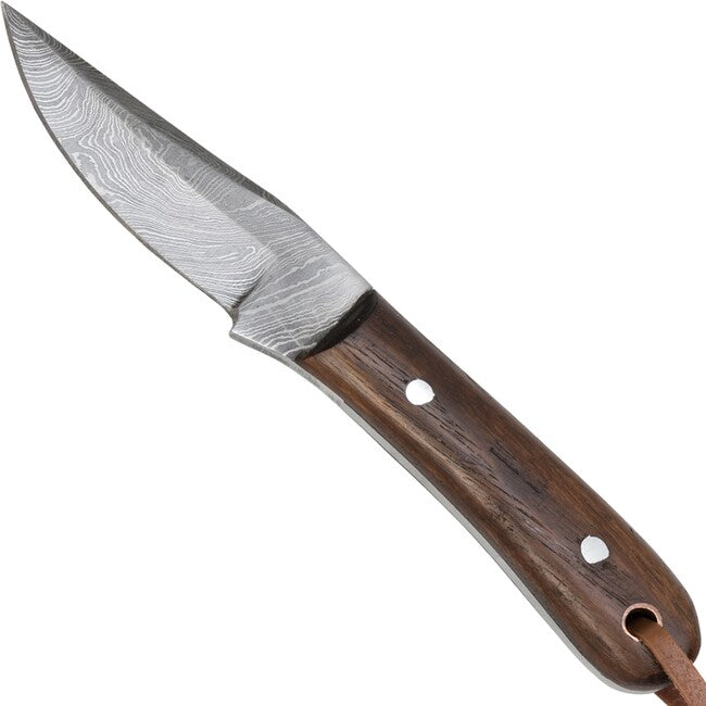 Haller Damast Coltello da sopravvivenza con acciaio damascato Damast 81531
