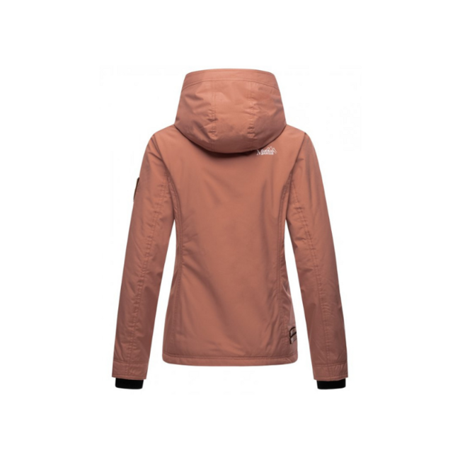 Marikoo BROMBEERE giacca transitoria da donna con cappuccio, terracotta