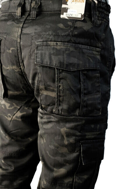 Loshan Ragnar pantaloni da uomo, camo scuro