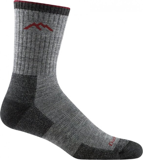 Darn Tough Hiker Micro Crew calzini medio leggero con cuscino, charcoal