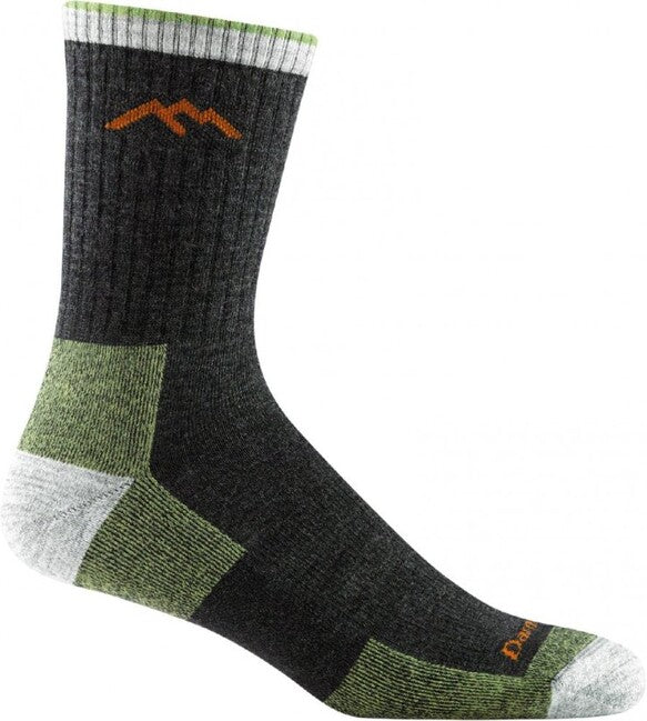 Darn Tough Hiker Micro Crew calzini medio leggero con cuscino, lime