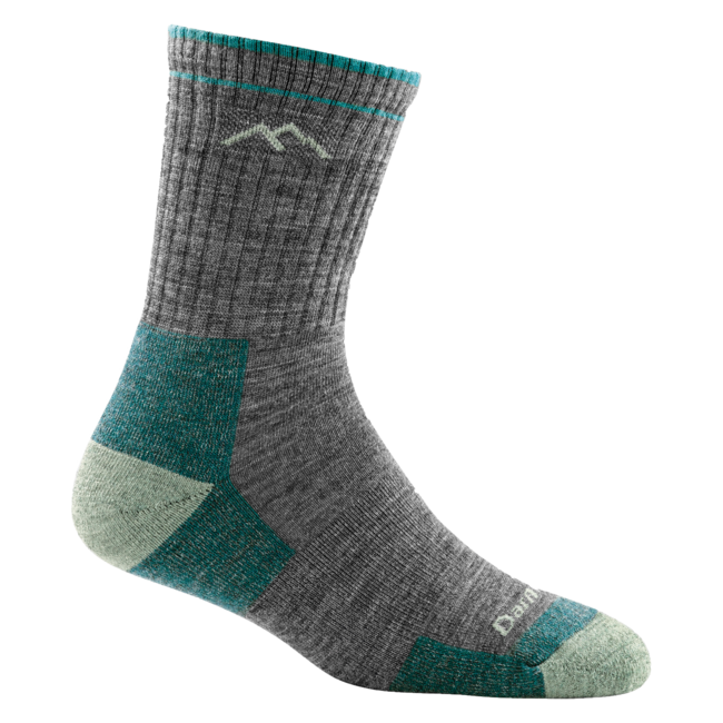 Darn Tough Hiker Micro Crew Midweight Cushion Hiking Socks, Slate