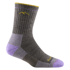 Darn Tough Hiker Micro Crew Midweight calze da trekking da donna con imbottitura, Taupe