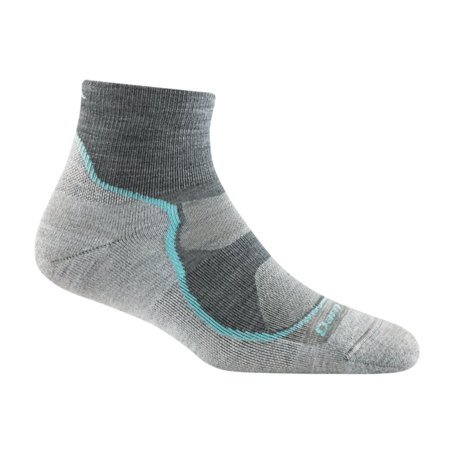 Darn Tough Light Hiker 1/4 calzini leggero con cuscino, slate