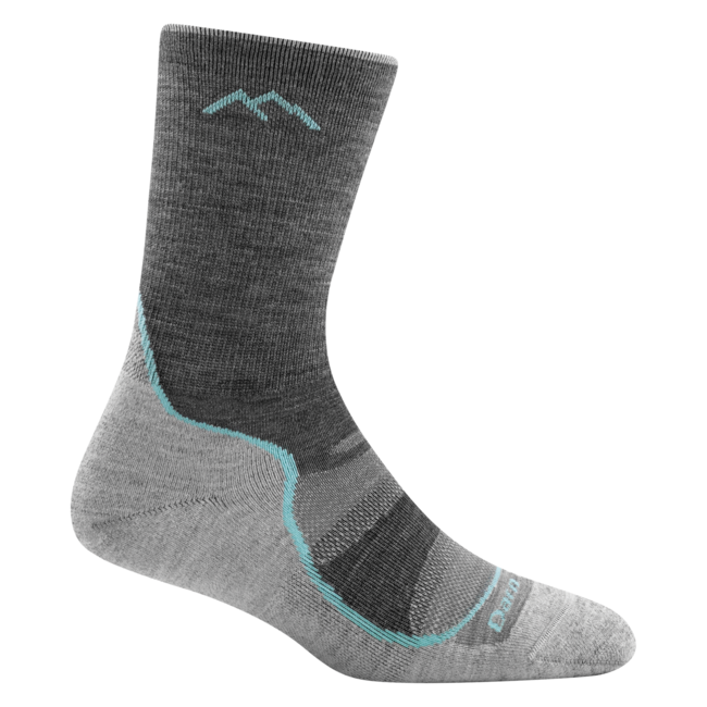 Darn Tough Light Hiker Micro Crew calzini leggero con cuscino, slate