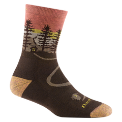 Darn Tough Northwoods Micro Crew Midweight calze da trekking con imbottitura, Earth