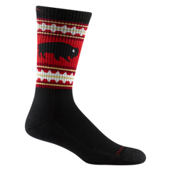 Darn Tough VanGrizzle Boot Midweight calze da trekking con imbottitura, Nero