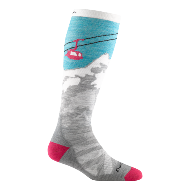 Darn Tough Yeti OTC calzini medio leggero con cuscino, aqua