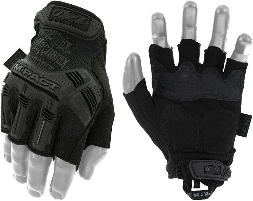 Mechanix M-Pact guanti antiurto, nere, senza dita