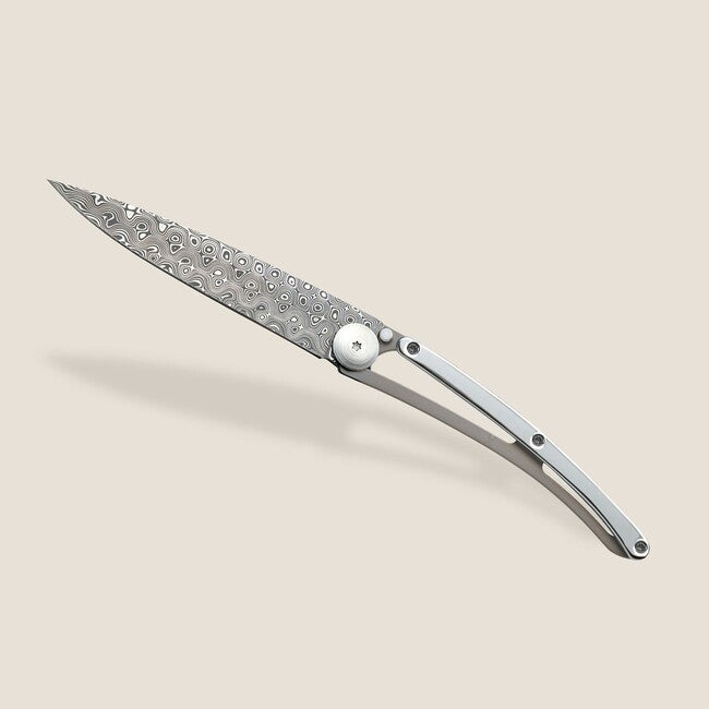 Deejo Eccezione coltello, oro bianco