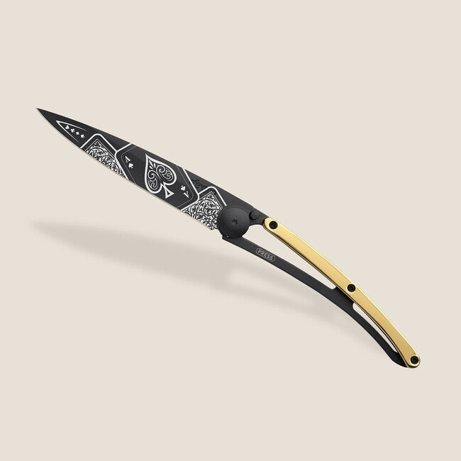 Deejo ORO Tatuaggio oro giallo 23kt Buona fortuna