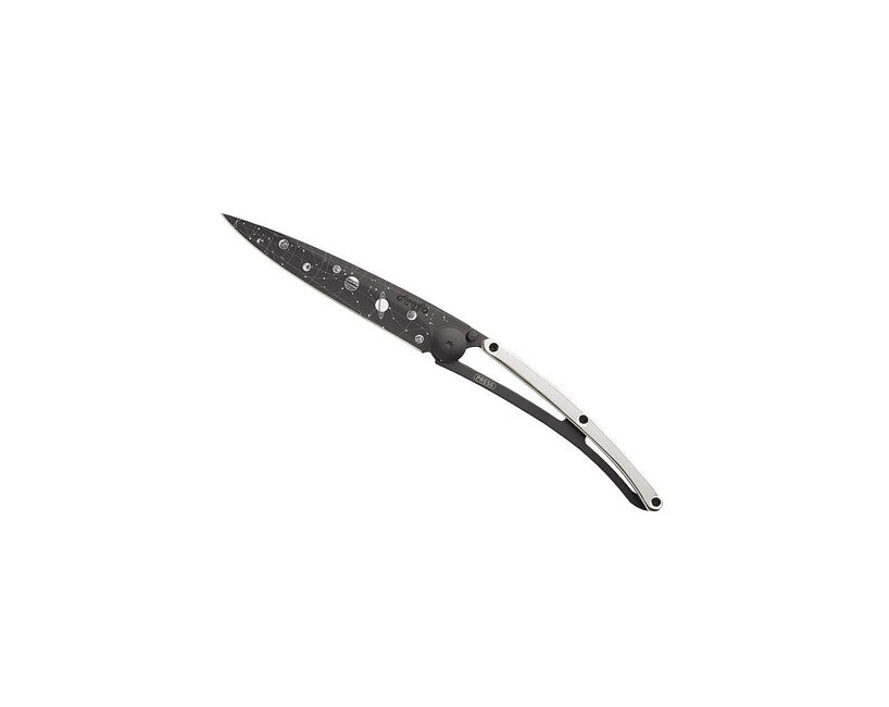 Deejo ORO Tattoo 9k. coltello di chiusura, oro bianco Astro