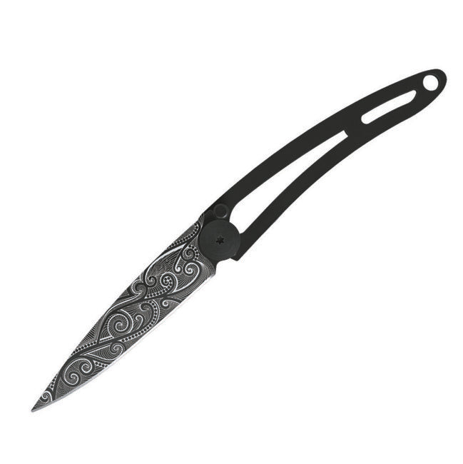 Deejo naked chiusura a coltello , black tattoo pacific