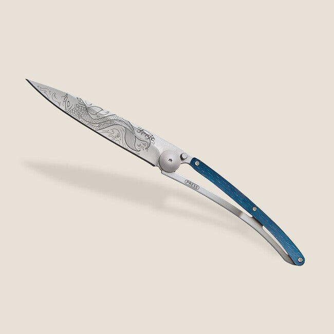 Deejo Tattoo coltello di chiusura faggio Fish