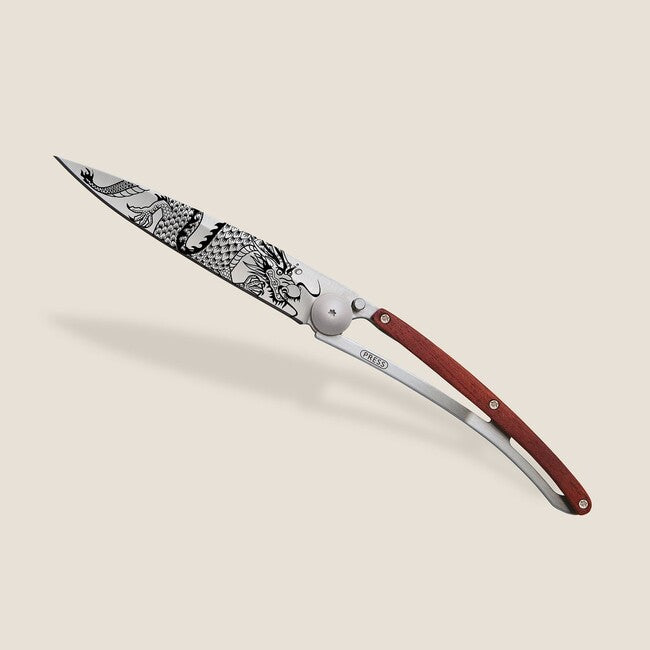 Deejo Tattoo Chinese Dragon coltello di chiusura