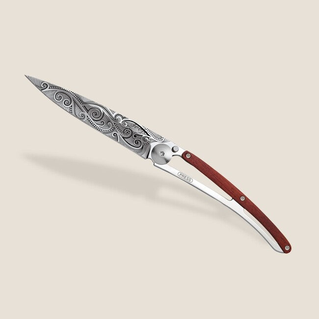 Deejo coltello chiusura Tattoo Specchio coralwood Pacific