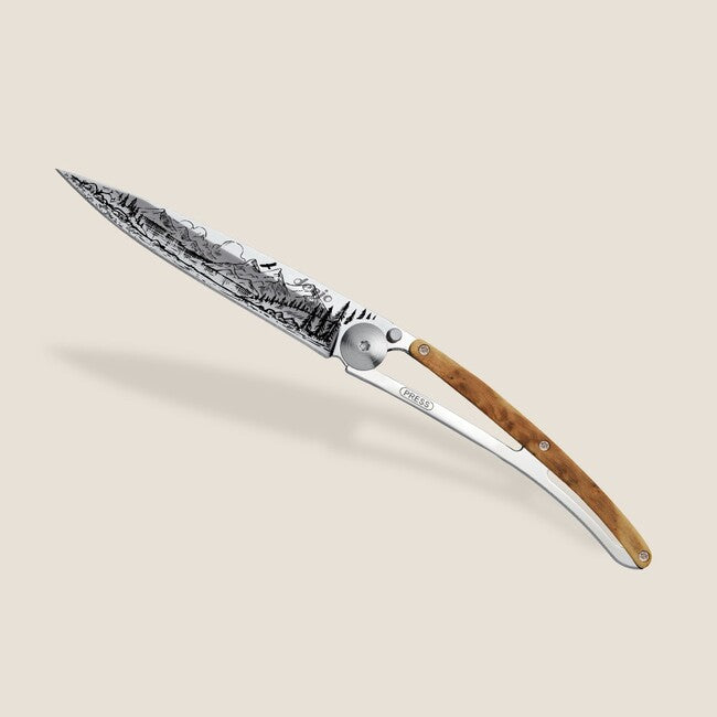Deejo Tattoo Mountain coltello di chiusura