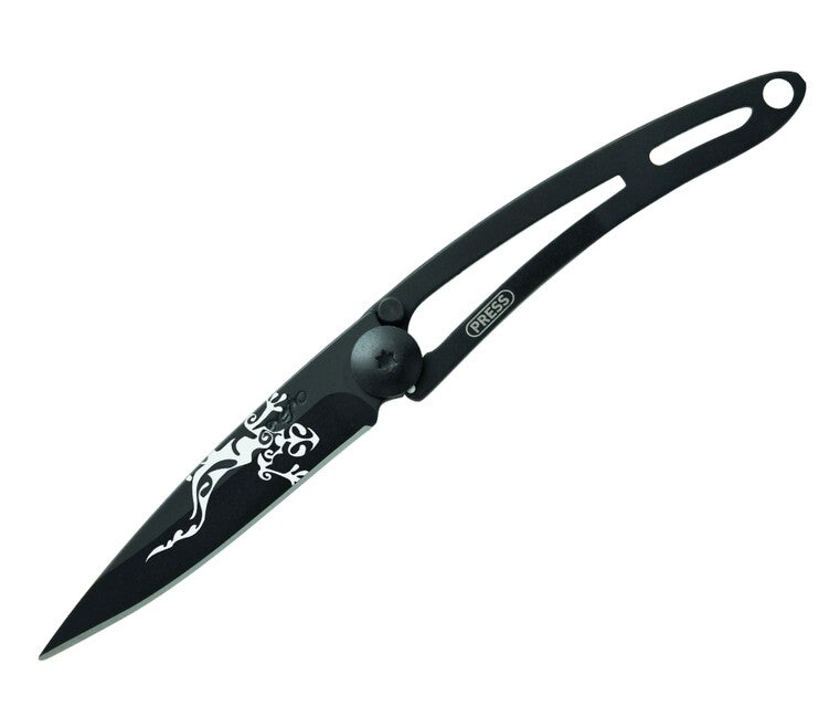 Deejo Tattoo Geco nudo coltello pieghevole