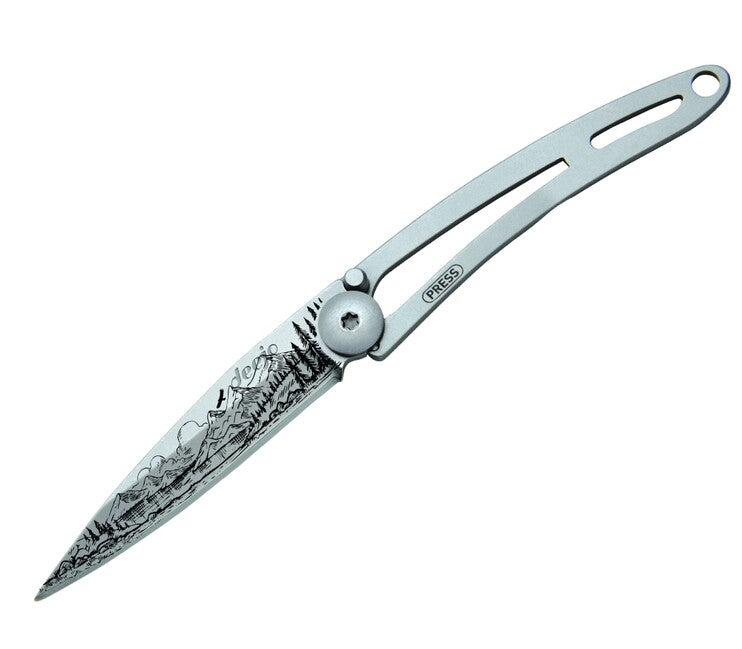 Deejo Tattoo Naked Mountain coltello pieghevole