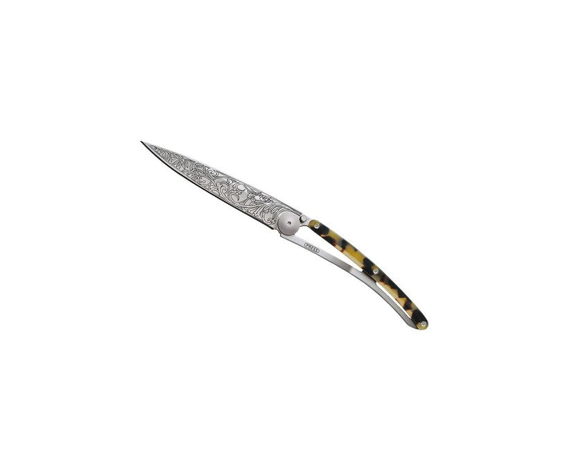 Deejo Tattoo tartaruga Art Nouveau coltello di chiusura
