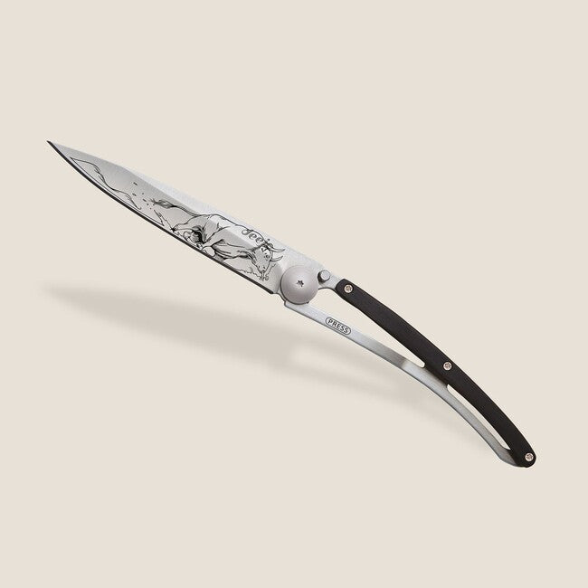 Deejo Tattoo coltello di chiusura legno Bull