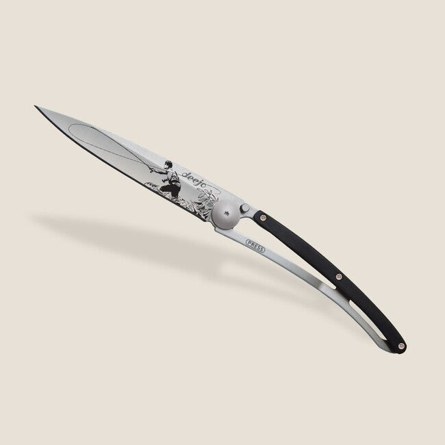 Deejo Tattoo Coltello di chiusura legno Pesca a mosca