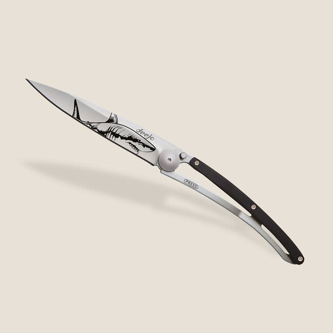Deejo Tattoo coltello di chiusura legno Shark