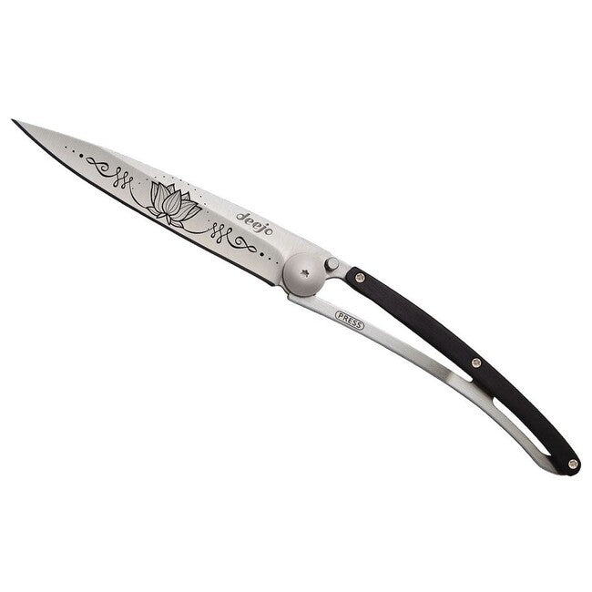 Deejo Tattoo legno coltello di chiusura Zen