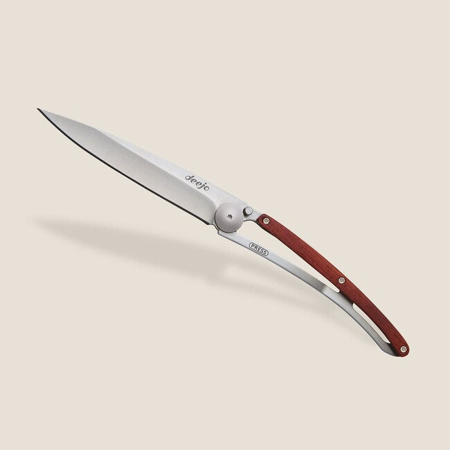 Deejo Coltello di chiusura in legno di corallo