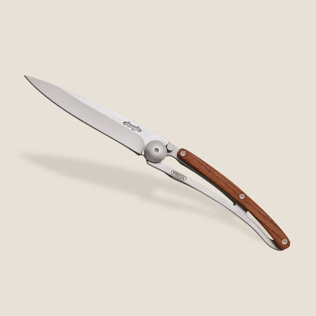 Deejo Coltello di chiusura in legno di corallo