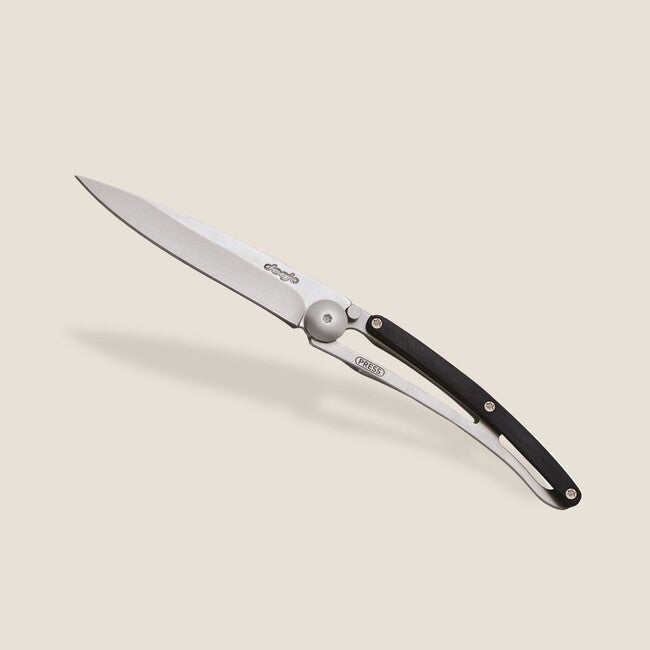 Deejo Coltello di chiusura in legno di ebano